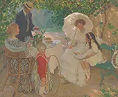 The Arbour 1910 By Emanuel Phillips Fox