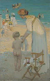 Bathing Hour c1909 By Emanuel Phillips Fox