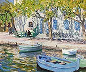 The Blue Shutters c1909 By Emanuel Phillips Fox