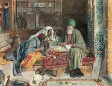 The Arab Scribe Cairo 1852 By John Frederick Lewis
