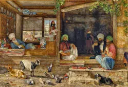 The Kibab Shop 1860 By John Frederick Lewis