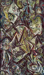 Troubled Queen 1945 By Jackson Pollock (Inspired By)