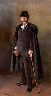 Portrait of Charles Frederick Worth By Emile Friant