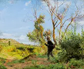 An Edge of the Woods By Emile Friant