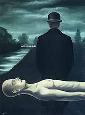 The Musings of the Solitary Walker By Rene Magritte