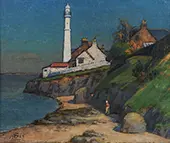 Lighthouse Tayport 1925 By Alec Grieve