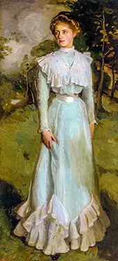 Portrait of Miss Isabella Nairn By Harrington Mann
