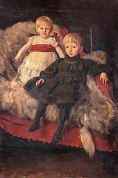 Two Children By Harrington Mann