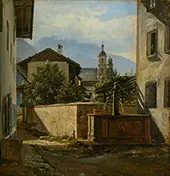 Little Square in Berchtesgaden 1830 By Thomas Fearnley