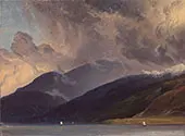 From Balestrand at the Sognefjord By Thomas Fearnley