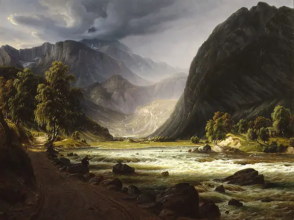 From Aurdal By Thomas Fearnley