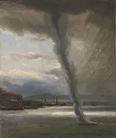 A Waterspout on the Bay of Naples By Thomas Fearnley