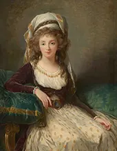 Madame d'Aguesseau de Fresnes By Elisabeth Vigee Le Brun