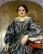 Portrait of Old Woman By Seymour Joseph Guy