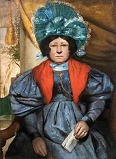 Portrait of Mrs Philpot By Seymour Joseph Guy