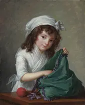 Mademoiselle Alexandrine Emilie Brongniart By Elisabeth Vigee Le Brun