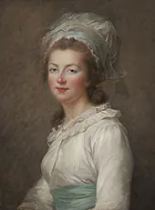 Portrait of Elisabeth de France By Elisabeth Vigee Le Brun
