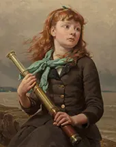 Awaiting the Captain's arrival By Seymour Joseph Guy