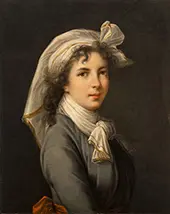 Portrait of Vigee Le Brun By Elisabeth Vigee Le Brun