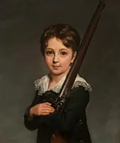 Portrait of Young Boy 1817 By Elisabeth Vigee Le Brun