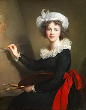 Self Portrait 1790 By Elisabeth Vigee Le Brun