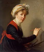 Self Portrait By Elisabeth Vigee Le Brun