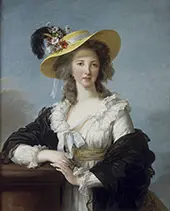 Yolande Martine Gabrielle de Polastron Duchess de Polignac 1782 By Elisabeth Vigee Le Brun