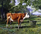 Cow in the Sun 1890 By Julien Dupre