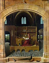 Saint Jerome in his Study ca1475 By Antonello da Messina