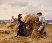 Harvesting Wheat 1890 By Julien Dupre