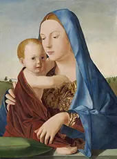 Madonna Benson By Antonello da Messina