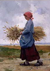 Returning from the Fields 1885 By Julien Dupre