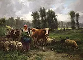 Returning from the Pasture By Julien Dupre