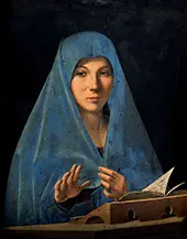 Annuciata di Palermo 1475 By Antonello da Messina