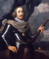 Portrait of Lieutenant Admiral Maerten Harpertsz Tromp By Jan Lievens