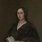 Portrait of Anna Maria van Schurman By Jan Lievens