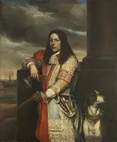 Engel de Ruyter Dutch Vice Admiral By Jan Lievens