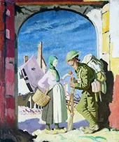 Adam and Eve at Peronne By William Orpen