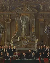 A Peace Conference at The Quai d'Orsay 1919 By William Orpen