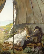 Looking at the Sea By William Orpen