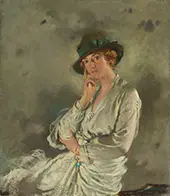 Mrs. Charles S Carstairs By William Orpen