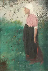 Young Maiden By Carl von Marr