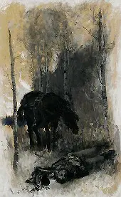 Reiters Ende 1905 By Carl von Marr