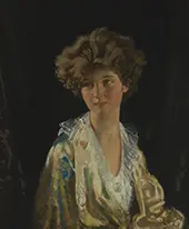 Portrait of Lady Evelyn Herbert By William Orpen