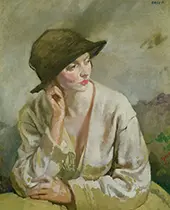 Portrait of Miss Sinclair By William Orpen