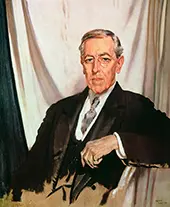 Portrait of Woodrow Wilson By William Orpen