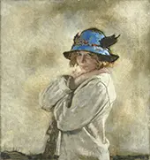 The Blue Hat By William Orpen