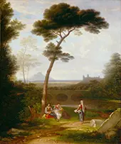 Italian Landscape c1828 By Washington Allston