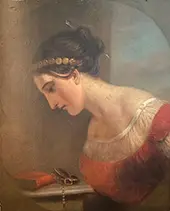 Portrait of a Young Woman By Washington Allston
