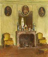Interior at The Chateau du Breau By Walter Gay